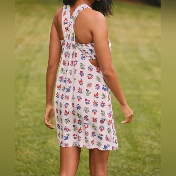 Anthropologie Floral cutout dress - Picture 4 of 4